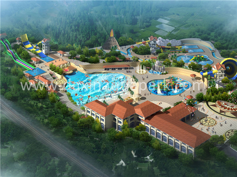 desain proyek taman air